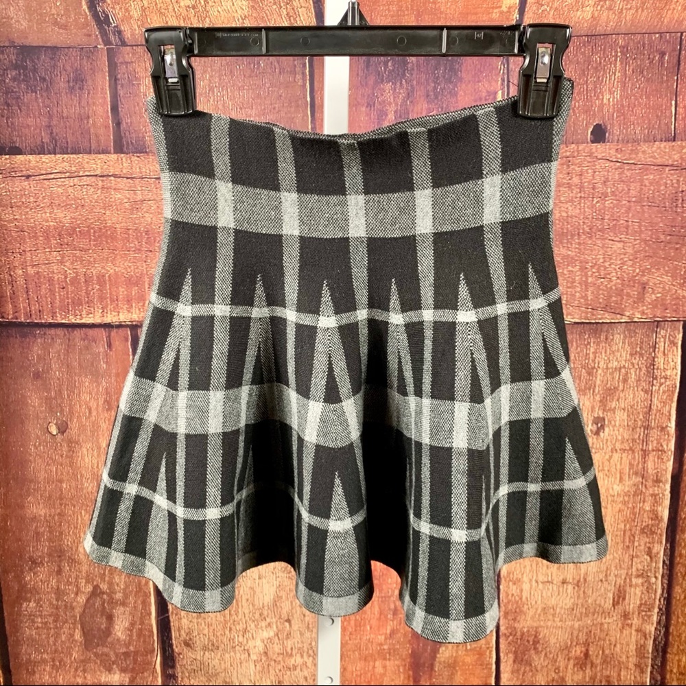 E LADY Pleated Plaid Mini Skirt - Juniors